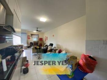 Ruang tamu & makan – Kondominium di The Brezza, Tanjong Tokong, foto 1