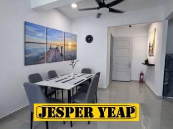 客厅/饭厅 – Ideal Venice Residency, Gelugor的共管公寓，照片3