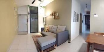 Ruang tamu & makan – Kondominium di Residensi Sky Awani 1, Batu, foto 1