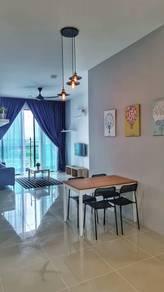 客厅/饭厅 – Evoke Residence, Perai的共管公寓，照片2
