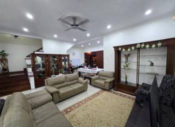 Ruang tamu & makan – Rumah di Jalan Ubin, Bukit Jelutong, foto 4