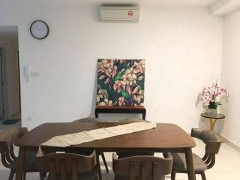 客厅/饭厅 – Teega Residences, Puteri Harbour的共管公寓，照片4
