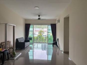客厅/饭厅 – Sg Long Residence, Bandar Sungai Long的共管公寓，照片2