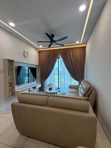 Ruang tamu & makan – Kondominium di The Valley SkySierra, Setiawangsa, foto 2