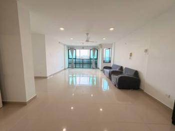 Ruang tamu & makan – Kondominium di Jesselton View, Kota Kinabalu, foto 1