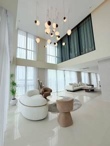 Ruang tamu & makan – Kondominium di Jesselton Residences, Kota Kinabalu, foto 2