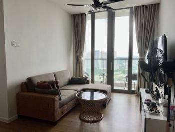 客厅/饭厅 – Lakefront Residence, Cyberjaya的共管公寓，照片3