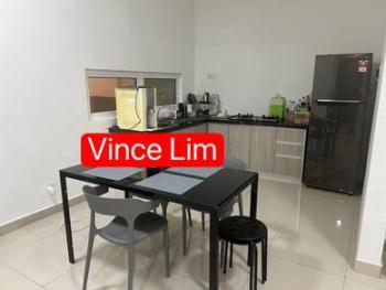 Ruang tamu & makan – Kondominium di Orchard Ville, Bayan Lepas, foto 5