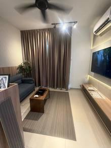 Ruang tamu & makan – Apartmen di Pandan Heights, Tebrau, foto 1