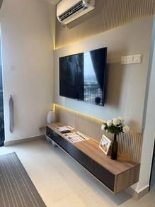 Ruang tamu & makan – Apartmen di Pandan Heights, Tebrau, foto 4