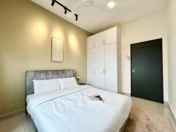 卧室 – Pandan residence, Tebrau的房间，照片7