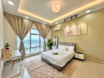 卧室 – Pandan residence, Tebrau的房间，照片4