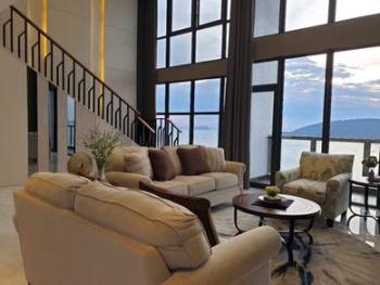 客厅/饭厅 – Jesselton Residence, Kota Kinabalu的共管公寓，照片1