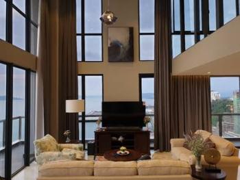 客厅/饭厅 – Jesselton Residence, Kota Kinabalu的共管公寓，照片2