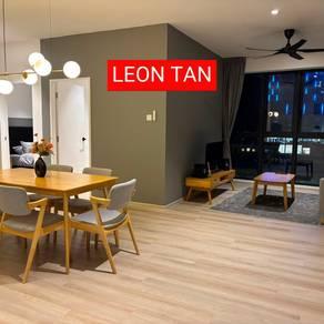 Ruang tamu & makan – Kondominium di Jalan Wan Alwi, Kuching, foto 1