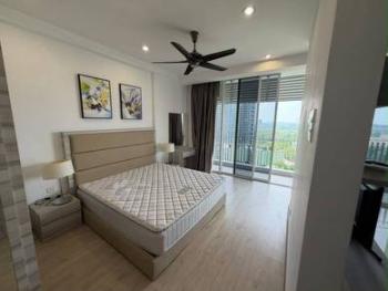 Bilik tidur – Apartmen di Encorp Marina, Puteri Harbour, foto 4