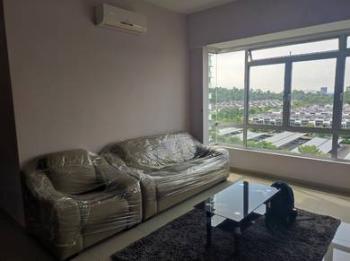 Ruang tamu & makan – Kondominium di Horizon Hills - Fairway Suites, Iskandar Puteri, foto 1