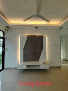 Ruang tamu & makan – Rumah di Taman Adda Heights @ Maple Red, Johor Bahru, foto 1