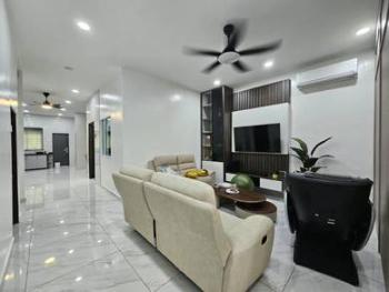 Ruang tamu & makan – Rumah di Taman Lavender, Alor Setar, foto 2