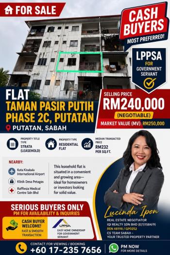 Pan Borneo Hotel Putatan, Kota Kinabalu的平层住宅，照片1