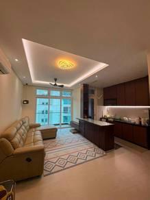 客厅/饭厅 – Jalan Petanak, Kuching的共管公寓，照片1