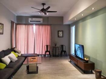 Ruang tamu & makan – Kondominium di Panorama Lapangan Perdana, Ipoh, foto 3