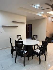 Ruang tamu & makan – Kondominium di Camellia Park, Butterworth, foto 2
