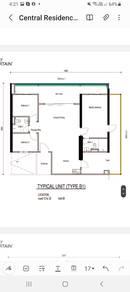 Central Residences, Jelutong的共管公寓，照片6