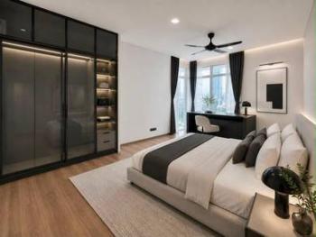 Bilik tidur – Kondominium di Jalan Stonor, Bukit Bintang, foto 4